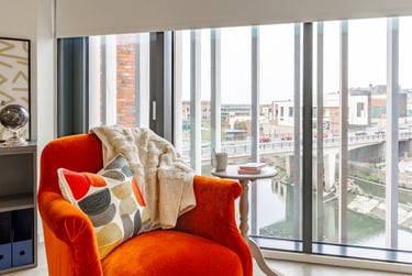 Platinum Studio River View at Dun Holm House, Unit 8, The Riverwalk, City Centre, Durham, DH14SL - Image 12